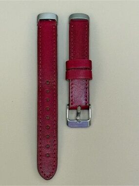 Fitbit Inspire 3 Red Leather Watch Band
